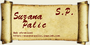 Suzana Palić vizit kartica